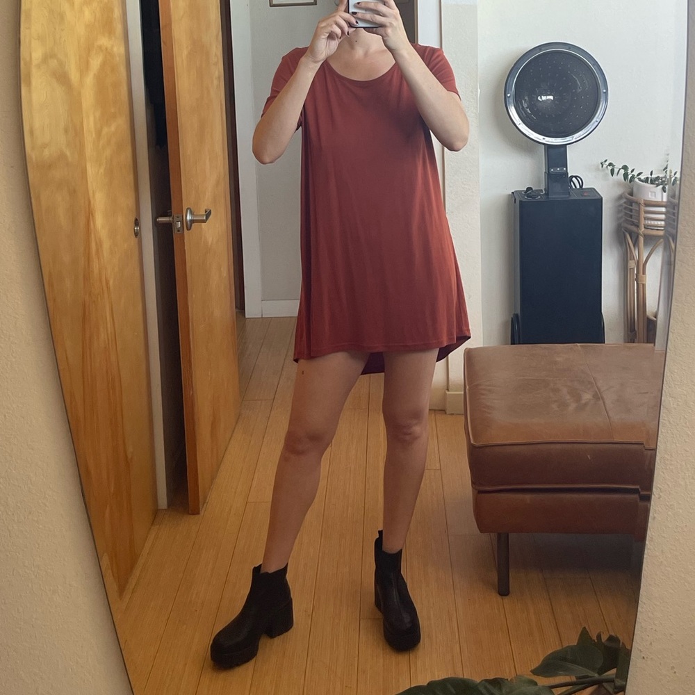 Lira Subtle High-Low T-Shirt Dress